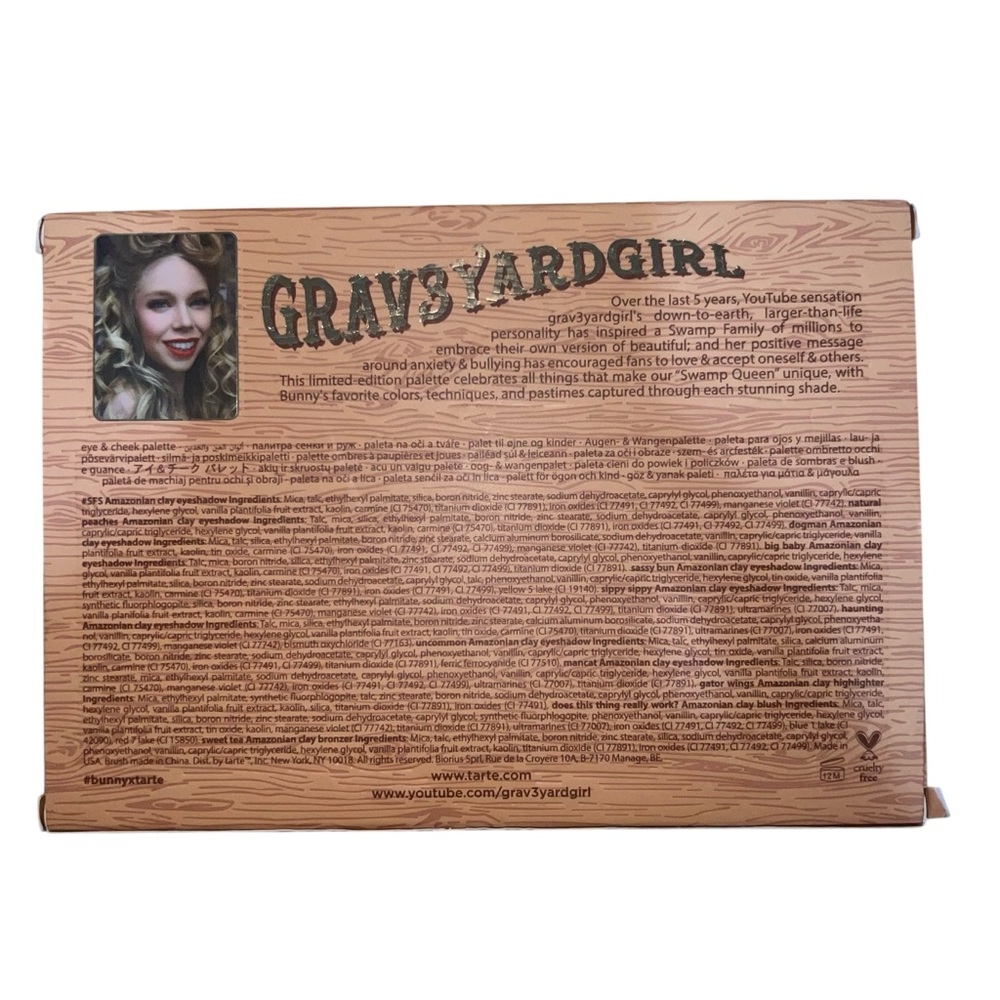 NWB Tarte Graveyardgirl Swamp Queen Palette Full Face Eyeshadow Limited Edition - Picture 6 of 7